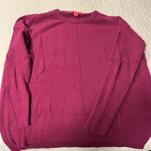 Lilly Pulitzer cranberry  Crew Neck Sweater